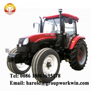 factory supply 4x4 drive farm mini wheeled tractor for agriculture