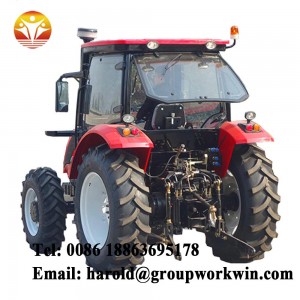 QLN 125 hp 6 cylinder agriculture 4x4 garden wheel farm tractor for sale